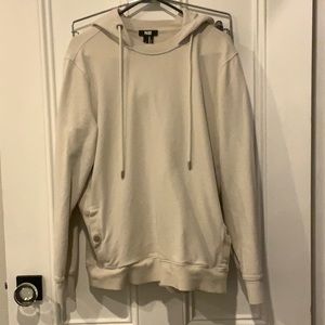 Paige Mens Thomas hoodie sweatshirt - M - Ivory